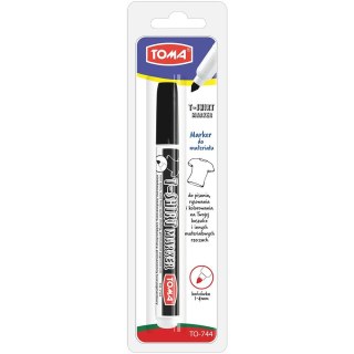 Marker specjalistyczny rózowy T-SHIRT wkład niebieski okrągła końcówka Toma (TO 744)