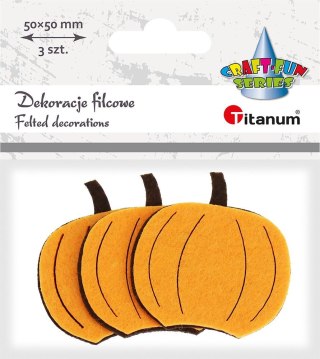Ozdoba filcowa Craft-Fun Series Dynie Titanum (EA973)