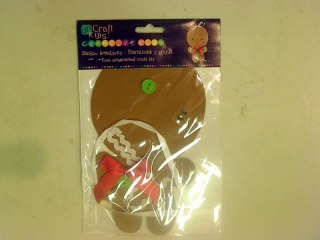 Ozdoba piankowa zestaw kreatywny pierniczek z pianki Dp Craft (kspi-117)