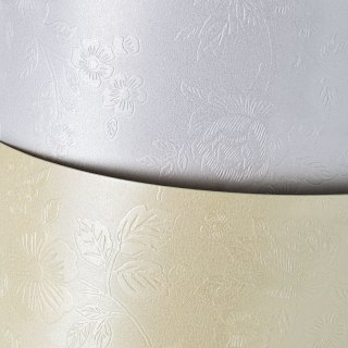 Papier ozdobny (wizytówkowy) floral A4 biały 220g Galeria Papieru (203301)
