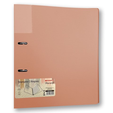 Segregator ringowy A4/2 5906910832890 różowy A4 35mm różowy Penmate (TT8835)