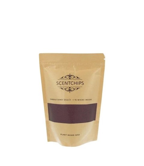 Świeca piaskowa 250g czarna Pavoncella (8716516204222)