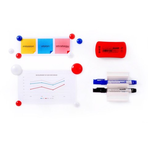 Tablica magnetyczna rama aluminiowa [mm:] 500x600 Memoboards (TM65ALC)