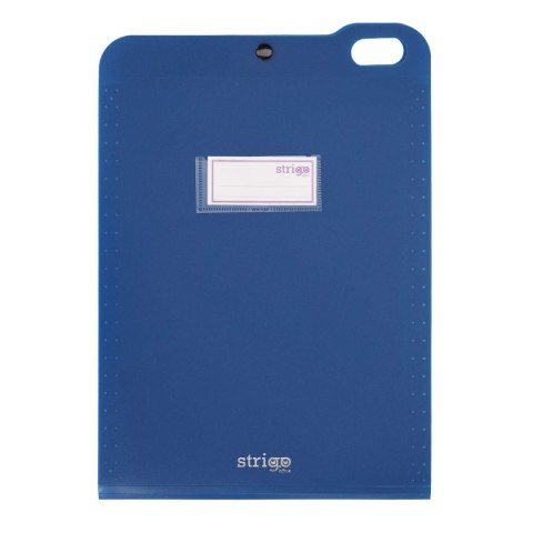 Teczka konferencyjna granatowy pp 5 przekładek 5905658812249 A4 granatowa polipropylen PP Strigo (SF072)