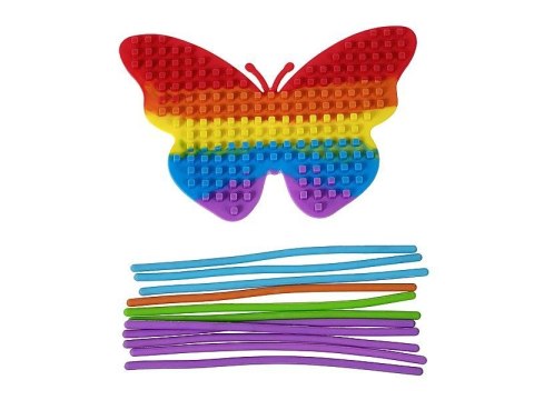 Układanka silikonowa antystresowa, z paskami do tworzenia kształtów Adar (614642)