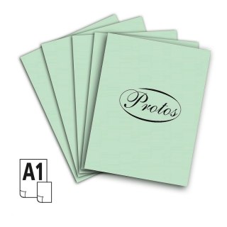 Brystol A1 seledynowy 160-180g 20k [mm:] 610x860 Protos