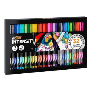 Cienkopis Intensity zest.36 szt wkład mix mixmm 32kol. Bic (972135)