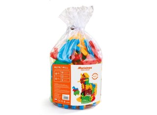 Klocki konstrukcyjne Waffle 50 elementów młyn Marioinex