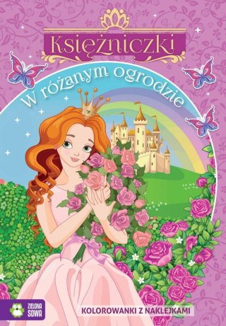 Książeczka edukacyjna W różanym ogrodzie Zielona Sowa