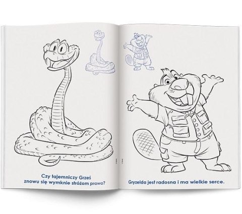 Książka dla dzieci Zwierzogród 2 Kolorowanka z Naklejkami Ameet (NA 9142)