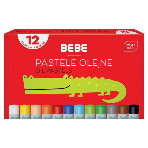 Pastele olejne BB KIDS 12 kol 12 kol. Bebe (5902277327321)