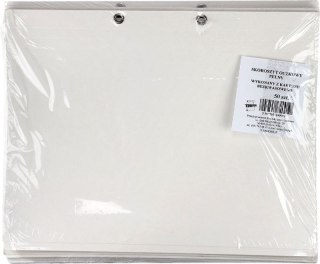 Skoroszyt OCZKOWY A4 biały tektura 300g Tekpar