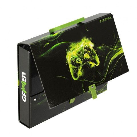 Teczka z szerokim grzbietem na zatrzask Pad A4 mix Starpak (559323)