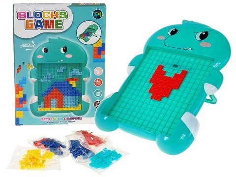 Układanka z klocków, wtykanka, dinozaur Adar (625365)