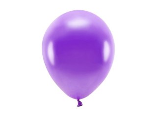 Balon gumowy Metalizowane Eco Balloons fioletowy 260mm Partydeco (ECO26M-014)
