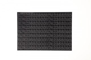 Cyfry samoprzylepne czarne Farro