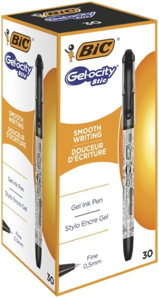Długopis żelowy GEL_OCITY wkład czarny 0,5mm Bic (1010266)