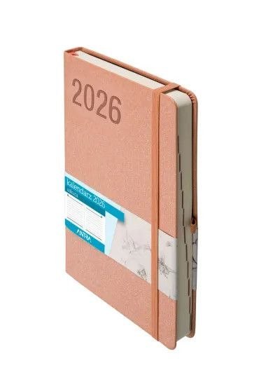 Kalendarz książkowy (terminarz) 2026 SAKURA DNS A5 Antra (miedziany)