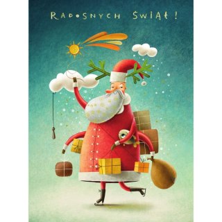 Kartka składana BN 21 MIKOłAJ B6 Henry (5907465663885)