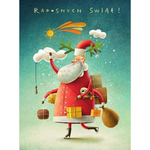 Kartka składana BN 21 MIKOłAJ B6 Henry (5907465663885)