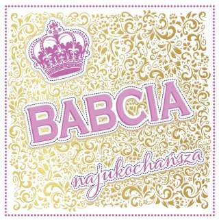 Kartka składana Karnet B6 BiDZ KORONA BABCIA B6 Henry (5905701487578)