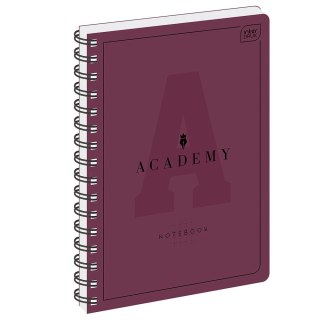 Kołozeszyt (kołonotatnik) ACADEMY A5 100k. 90g krata Interdruk (KOŁOZA5100AC)