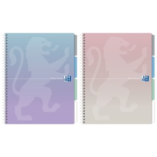 Notes (notatnik) pastel A4 80k. krata Oxford (400182938)