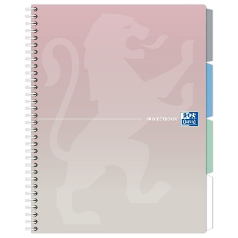 Notes (notatnik) pastel A4 80k. krata Oxford (400182938)