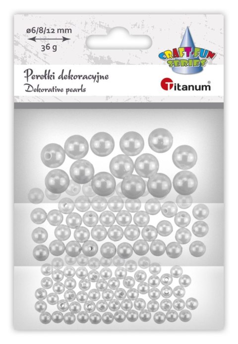 Perełki Craft-Fun Series białe Titanum (BR239952)