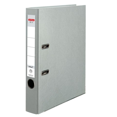 Segregator dźwigniowy Q. file Standard 0011167525 A4 50mm popielaty Herlitz (300003093)