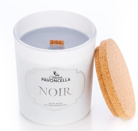 Świeczka ozdobna Classico Noir biała 135 g Pavoncella (5905711530172)