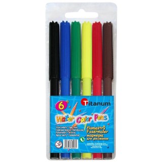 Flamaster 6 kol. Titanum (SY1003-6BB)