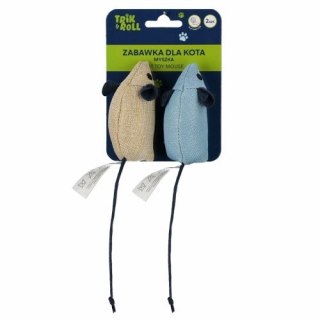 Gadżet Zabawka dla kota Mysz 2szt Trik Roll (560738)