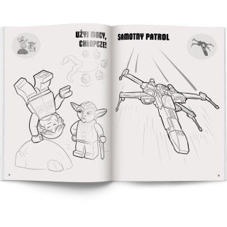 Książka dla dzieci LEGO® STAR WARS™. Kolorowanka z Naklejkami Ameet