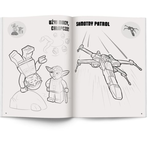 Książka dla dzieci LEGO® STAR WARS™. Kolorowanka z Naklejkami Ameet