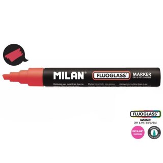 Marker specjalistyczny do szyb fluo wkład czerwony 2,0-4,0mm Milan (591293012)