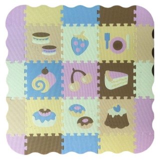 Mata dla malucha Puzzle Mata piankowa słodycze 9 elementów Lean (23025)