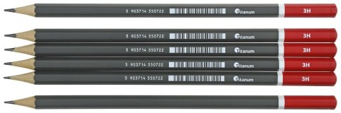Ołówek w kartonowym pudełku 3H Titanum