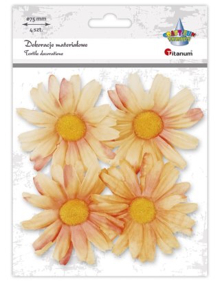 Ozdoba materiałowa Craft-Fun Series margerytki 4 szt. Titanum (D-TZW-230605A)