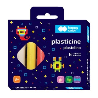 Plastelina 6 kol. Pixi Planet mix Happy Color (HA 2110 PPK6)