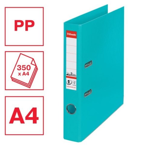 Segregator dźwigniowy No.1 Power A4 50mm turkusowy Esselte (811560)