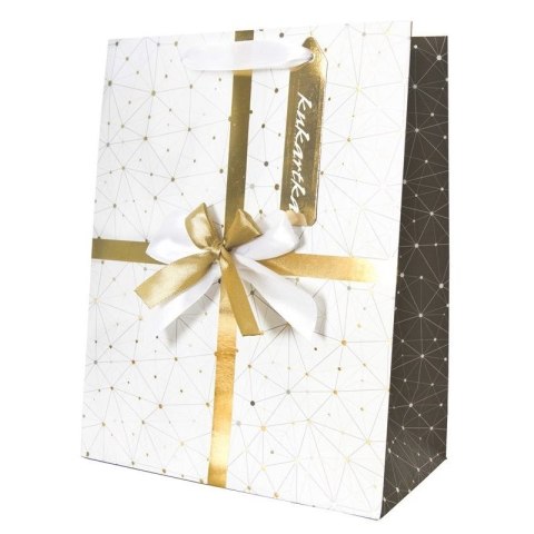 Torba prezentowa torebka ozdobna Bożenarodzenie Kukartka (QPS)