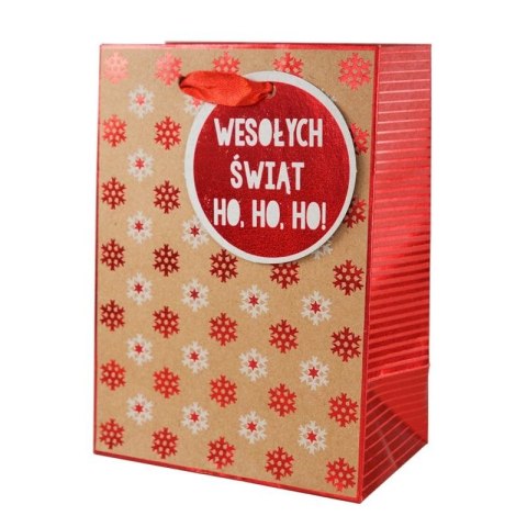 Torba prezentowa torebka ozdobna Bożenarodzenie Kukartka (QPS)