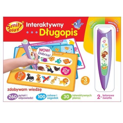Zabawka edukacyjna Interaktywny długopis zdobywam wiedzę Smily Play (SP98305)