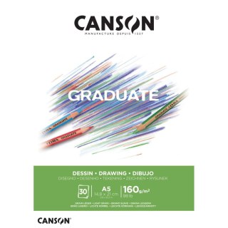 Blok rysunkowy Graduate A5 160g 30k Canson (400110364)