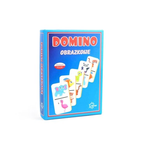 Gra logiczna owoce Zwierzęta Domino Abino