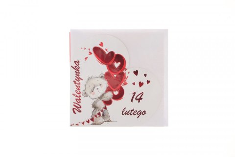 Kartka składana Walentynka kw Pol-mak (LKS_WAL)