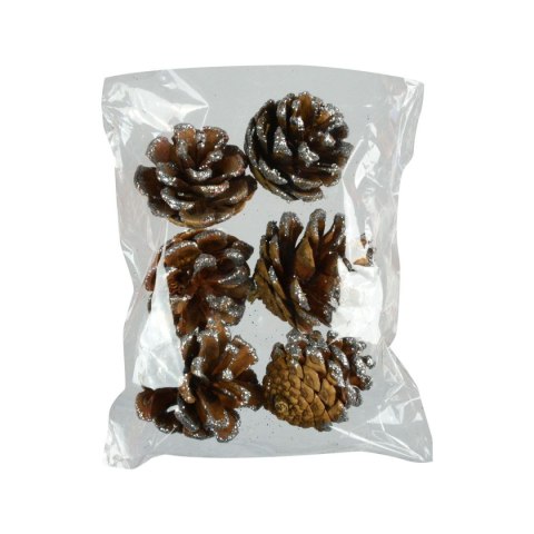 Ozdoba świąteczna szyszki brokatowe Arpex (BN3544)