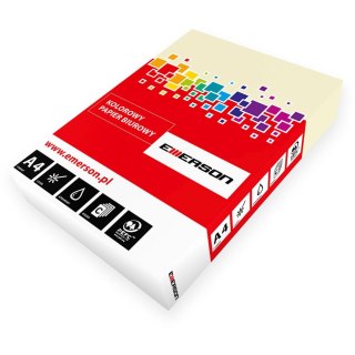 Papier kolorowy 6093 A4 kość słoniowa 250k. 160g Emerson (xem416093)