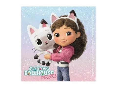 Serwetki Koci Domek Gabi mix papier [mm:] 330x330 Partydeco (SP33-110)